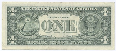 one dollar note