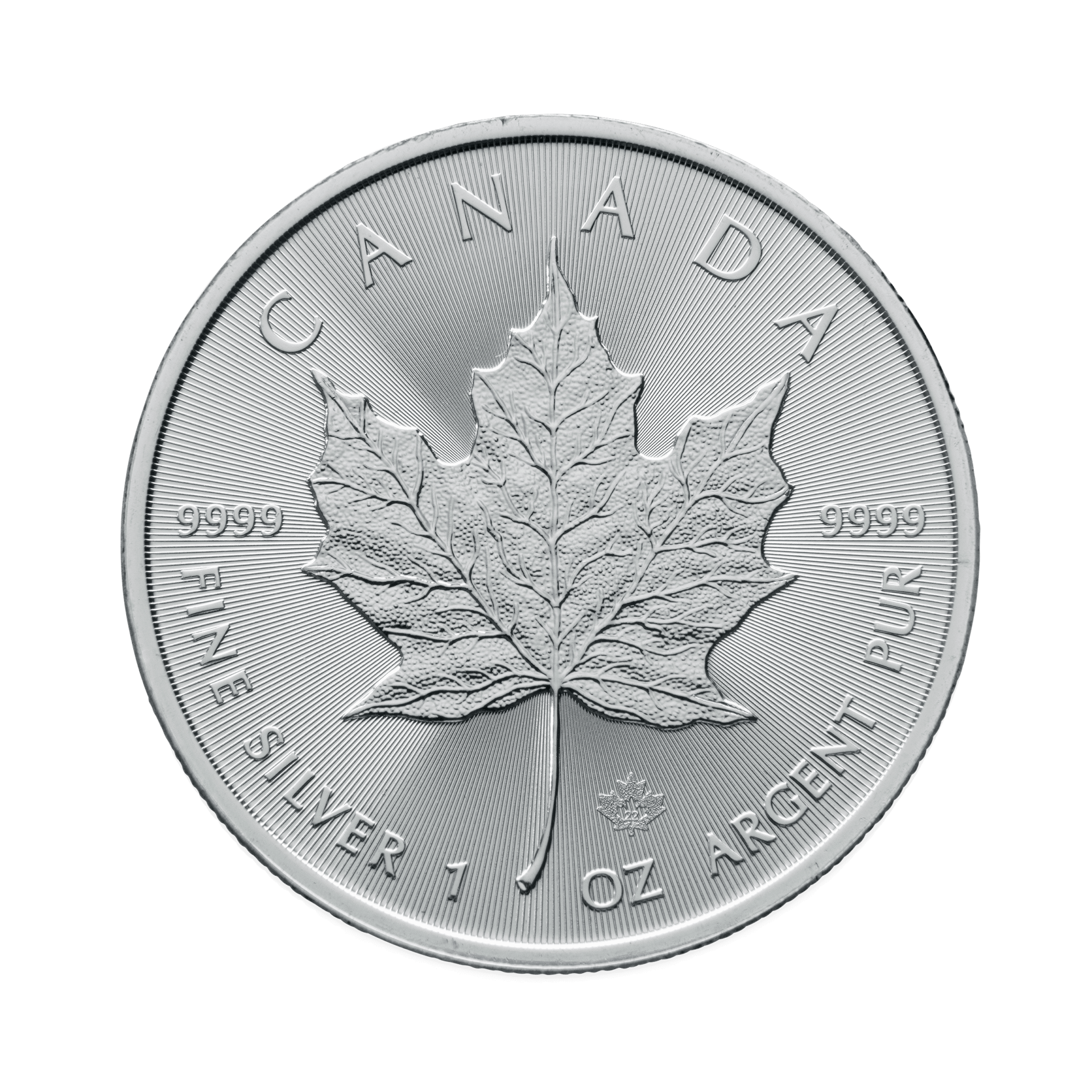 1 troy ounce zilveren Maple Leaf