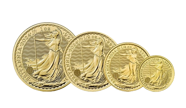 Gouden Britannia munten 2024