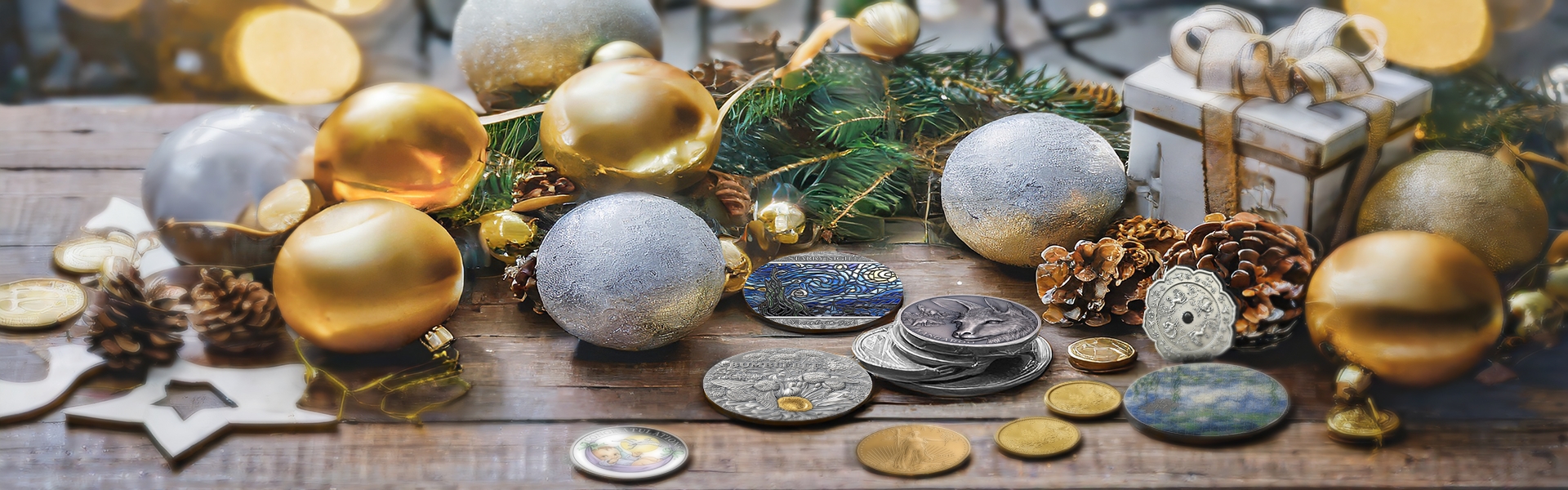 Zilveren munten Kerstactie The Silver Mountain